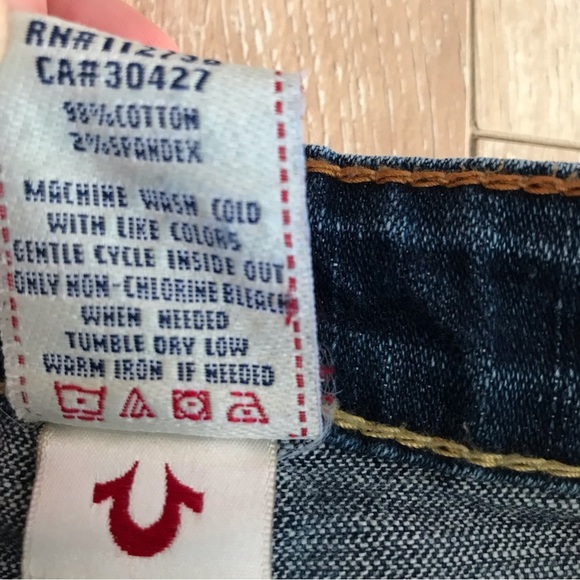True Religion girls 14 denim jeans - Picture 3 of 6